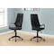 Monarch Specialties Office Chair, Adjustable Height, Swivel, Ergonomic, Armrests, Computer Desk, Work, Metal, Black I 7272 - alternate 4